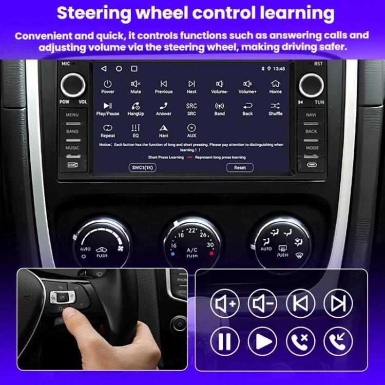 7 Inch Navigation GPS Reversing Car Radio Carplay For Dodge / Jeep / Chrysler, Octa-core 4GB+64GB, Octa-core 6GB+128GB