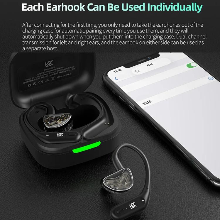 KZ XZ10 Bluetooth 5.3 Wireless Earphones Ear Hooks, XZ10