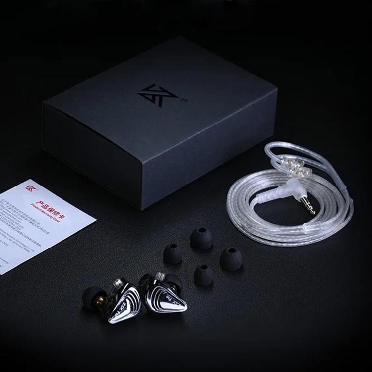 KZ ZSX PRO 5BA+1DD Hybrid-Driver 1.2m Wired Earphones HiFi Audio Sports Gaming Detachable Cable Design, Standard, With Mic