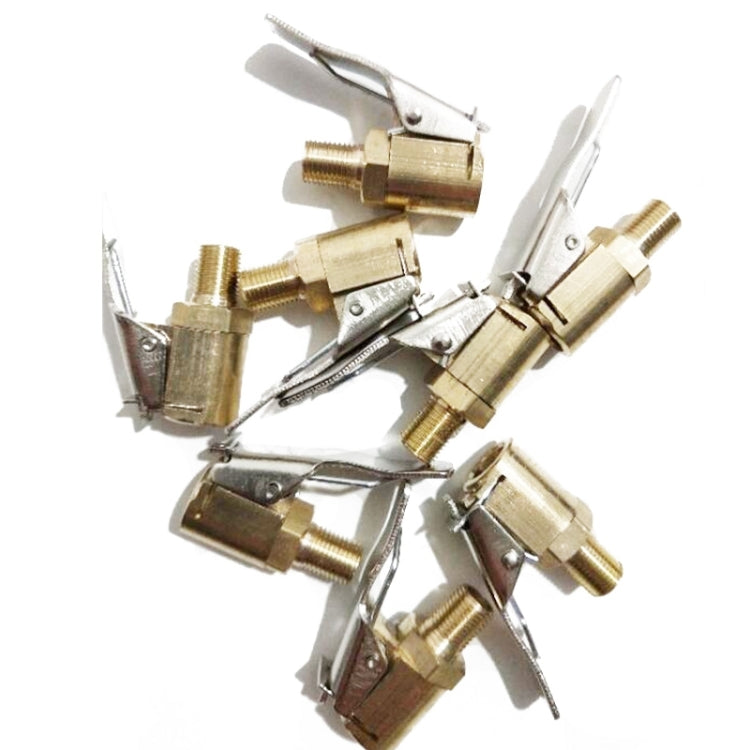 Car Tyre Wheel Tire Air Chuck Inflator Pump Valve Clip Clamp Connector, Inflator Pump Connector - LYDARZ