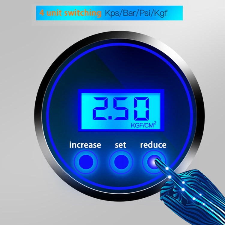 DC 12V 120W 150 PSI Car Air Compressor Inflatable Air Pump with Digital Display Auto Shut Off Gauge - LYDARZ