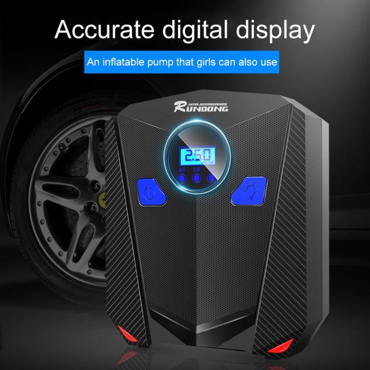 DC 12V 120W 150 PSI Car Air Compressor Inflatable Air Pump with Digital Display Auto Shut Off Gauge - LYDARZ