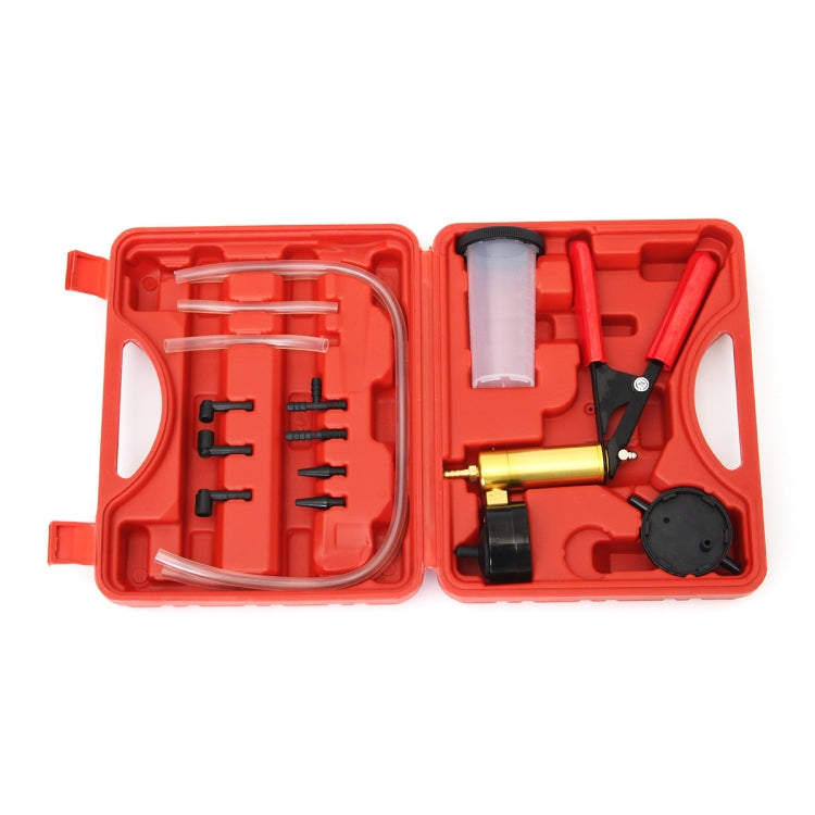 Kit de purga de líquido de frenos 2 en 1 - Comprobador de bomba de vacío manual