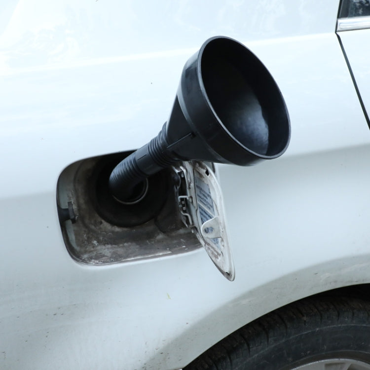 Universal Car Truck Motorcycle Filled Plastic Vehicle Funnels with Soft Spout Pipe Pour Oil Tool - LYDARZ