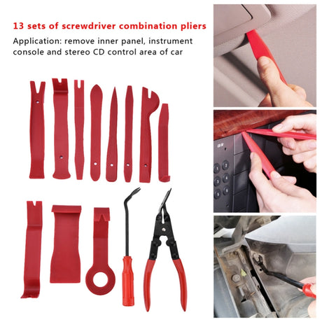 13 PCS Car Audio Disassembly Modification Tool Disassembly Screwdriver Installation Soundproof Repair Tool - LYDARZ