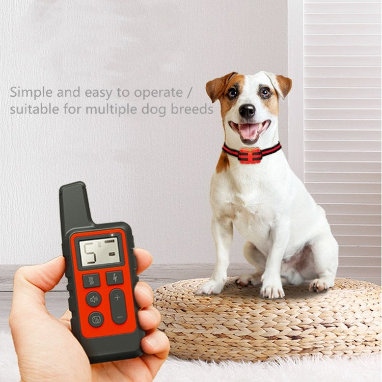 500m Waterproof Remote Dog Training Collar with Shock and Bark Control