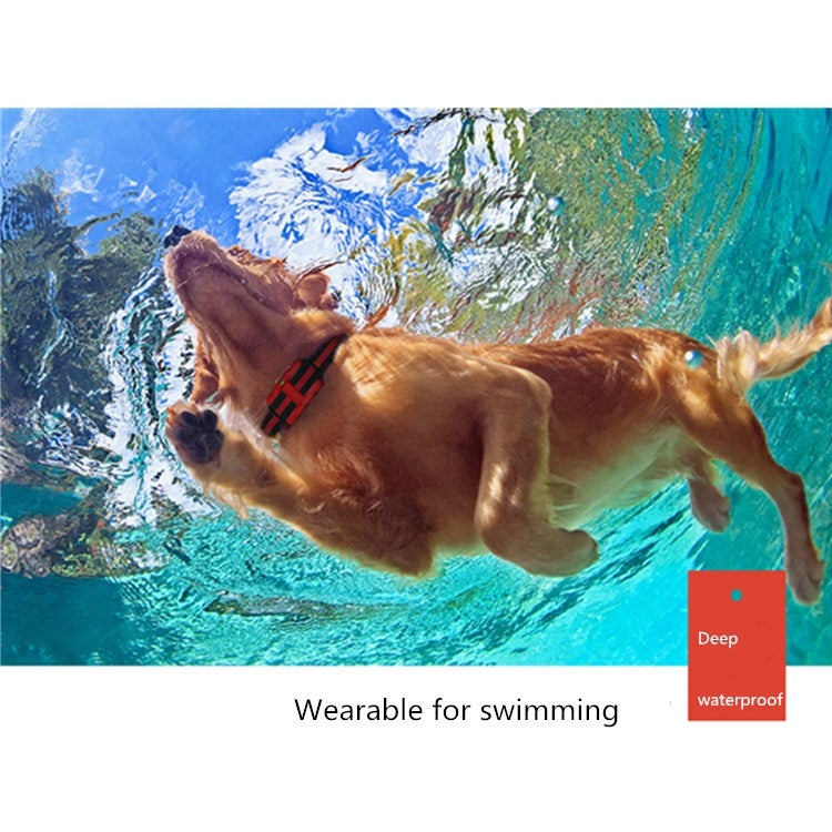 Collar de entrenamiento remoto para perros, resistente al agua, 500 m, con control de descargas y ladridos