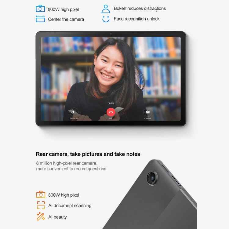 Lenovo Pad 10.6 2022 Face Identification, Android 12, Qualcomm Snapdragon 680 Octa Core, Support Dual Band WiFi & Bluetooth