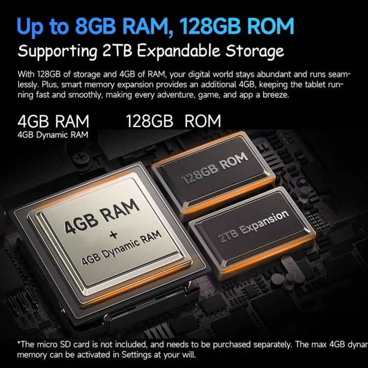 Ulefone Tab A10 Pro Kids Tablet PC, 6GB+128GB, 8.68 inch Android 15 MediaTek Helio G91 Octa Core 4G Network, EU Plug