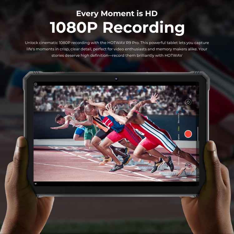 HOTWAV Tab R9 Pro IP68/IP69K Rugged Tablet, 6GB+256GB, 11 inch Android 14 Unisoc T606 Octa Core 4G Network, Global Version with Google Play, EU Plug