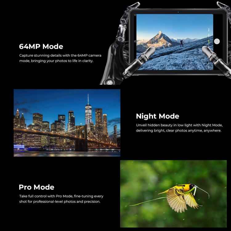 HOTWAV Tab R9 Ultra 5G, IP68/IP69K Rugged Tablet, 8GB+512GB, 11 inch Android 15 Unisoc T8200 Octa Core, Global Version with Google Play, EU Plug