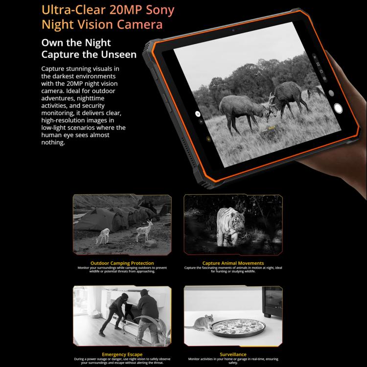 Blackview Active 10 Pro 5G Rugged Tablet, 12GB+512GB, 10.95 inch Android 14 Dimensity 7300 Octa Core, Global Version with Google Play