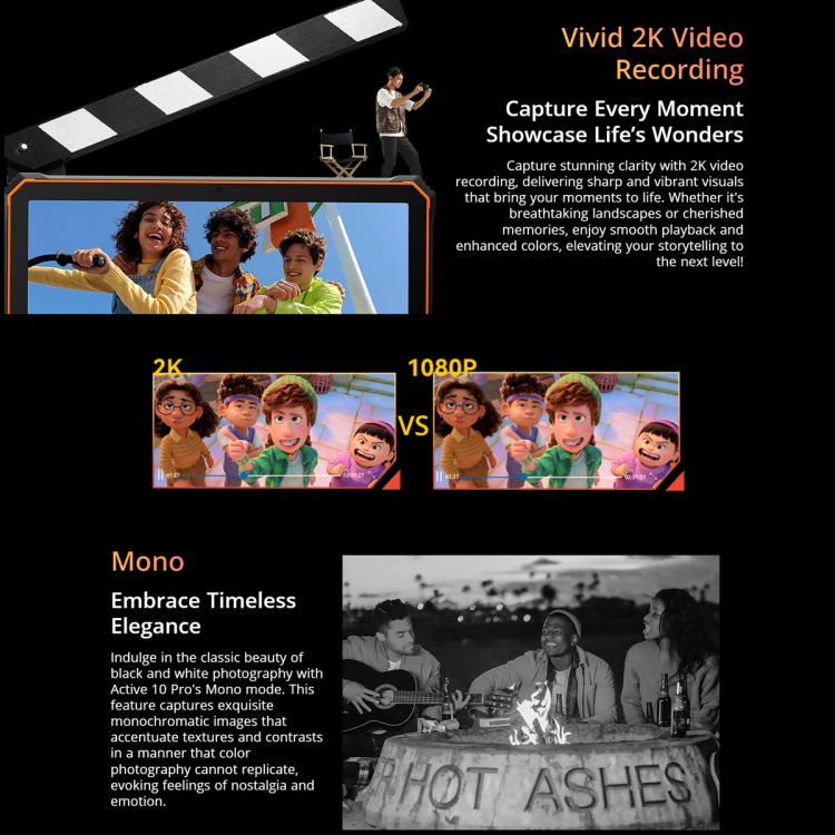 Blackview Active 10 Pro 5G Rugged Tablet, 12GB+512GB, 10.95 inch Android 14 Dimensity 7300 Octa Core, Global Version with Google Play