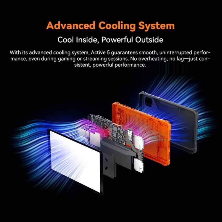 Blackview Active 5 4G Rugged Tablet, 8GB+128GB, 8.68 inch Android 14 Unisoc UMS9230E T615 Octa Core, Global Version with Google Play