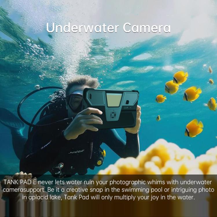 Tableta robusta Unihertz 8849 Tank Pad E con proyector, 12 GB + 512 GB, 10,95 pulgadas, Android 14, MT6789, ocho núcleos, red 4G, enchufe de la UE