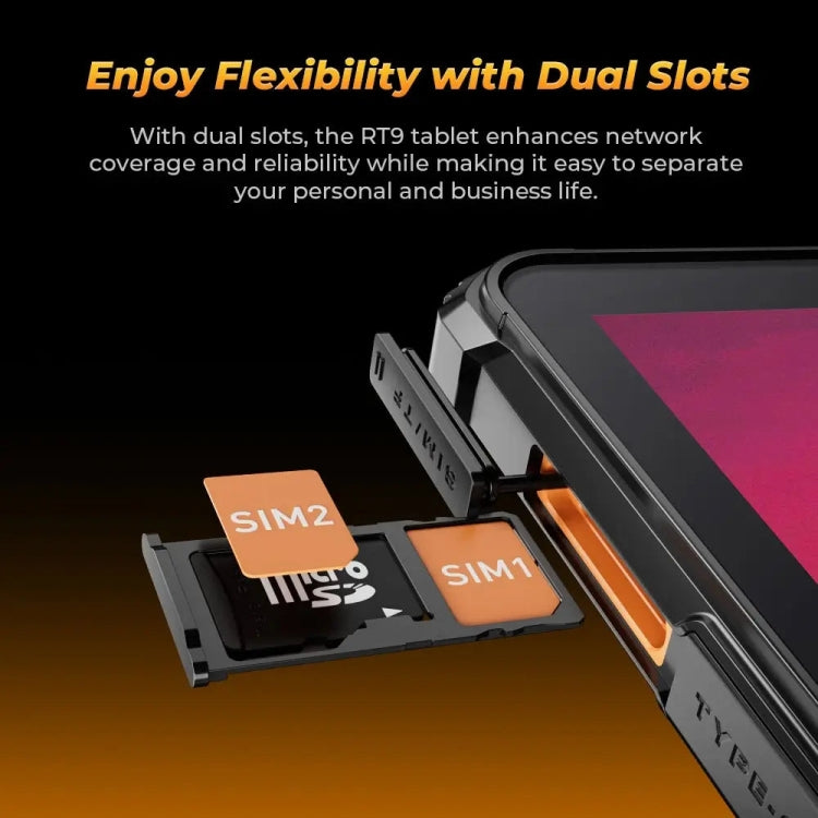 OUKITEL RT9 4G Network IP68/IP69K Rugged Tablet, 6GB+256GB, 11 inch Android 14 Unisoc T606 Octa-Core Support Dual SIM, EU Plug