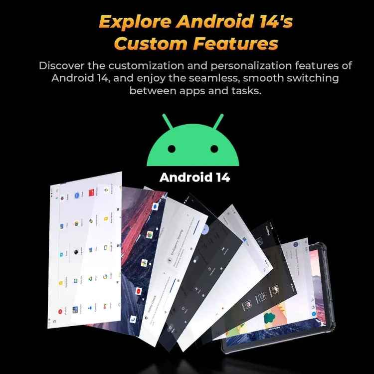 OUKITEL RT9 4G Network IP68/IP69K Rugged Tablet, 6GB+256GB, 11 inch Android 14 Unisoc T606 Octa-Core Support Dual SIM, EU Plug