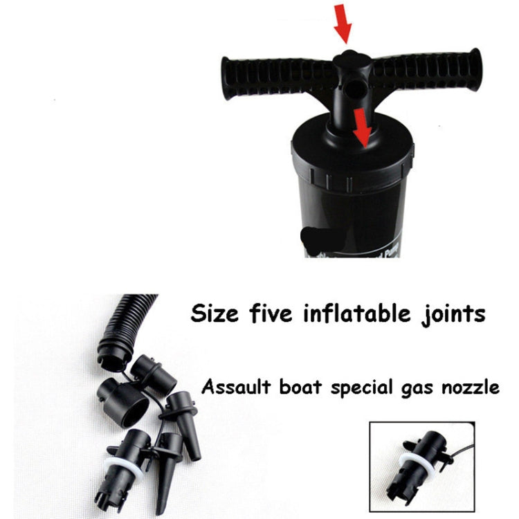 Stermay HT-114A 4000CC Two-way Hand-Pulled Air Pump Inflatable Boat Manual Inflator - LYDARZ