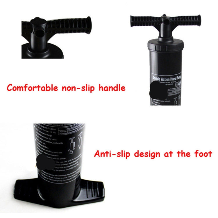 Stermay HT-114A 4000CC Two-way Hand-Pulled Air Pump Inflatable Boat Manual Inflator - LYDARZ