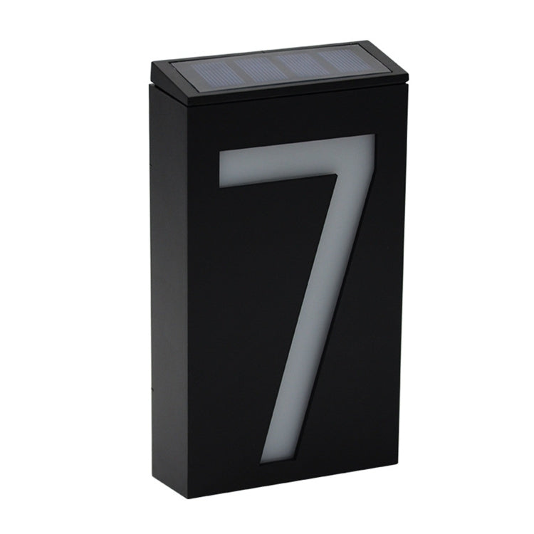 0.36W Solar Powered Wall Mount House Number Porch Lights with Solar Pannel - LYDARZ
