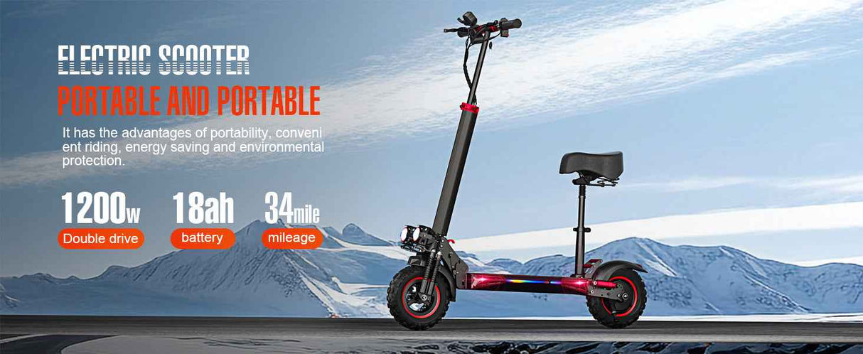 Neutral Electric Scooter Max Speed 45KM,Electric Scooter With Seat