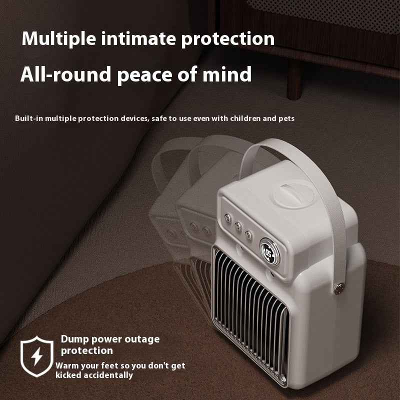 1200W 2-in-1 Efficient Humidifying Desk Heater,winter heat - LYDARZ