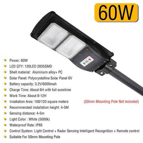 LYDARZ New Solar Integrated Street Light,Street Solar Light