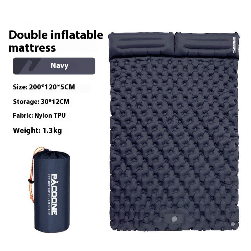 Outdoor Camping Rugs,Inflatable Mattress Outdoor Double Portable - LYDARZ