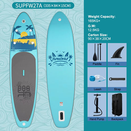 Water Skiing & Surfing | Inflatable Standing Surfboard - LYDARZ