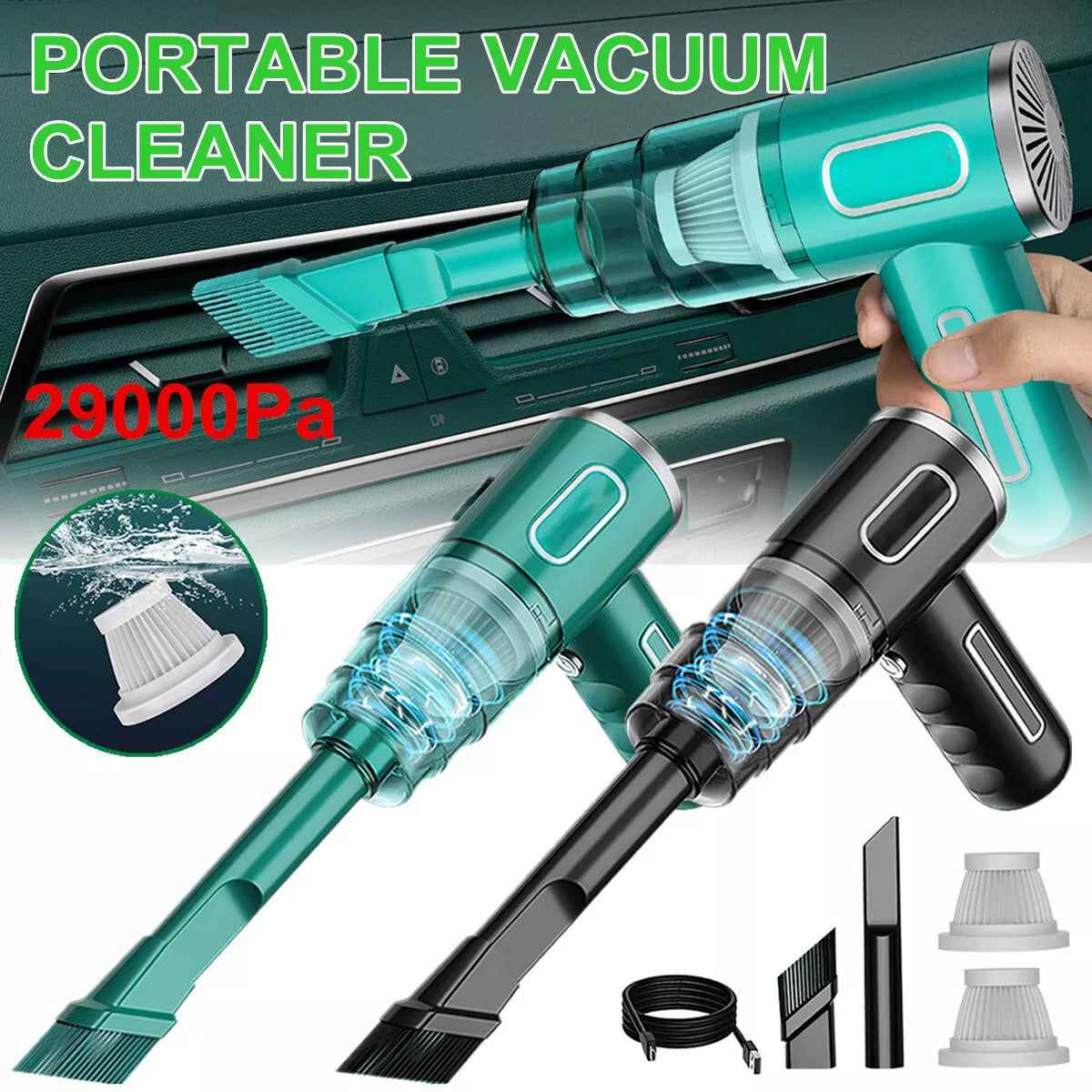 Cordless Hand-Held Vacuum Cleaner - LYDARZ