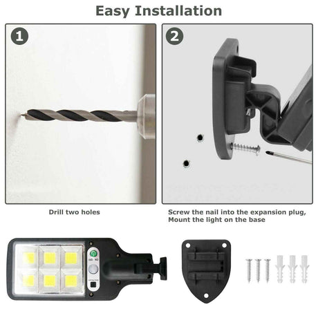 LYDARZ LED Solar Motion Sensor Light,Street Solar Light