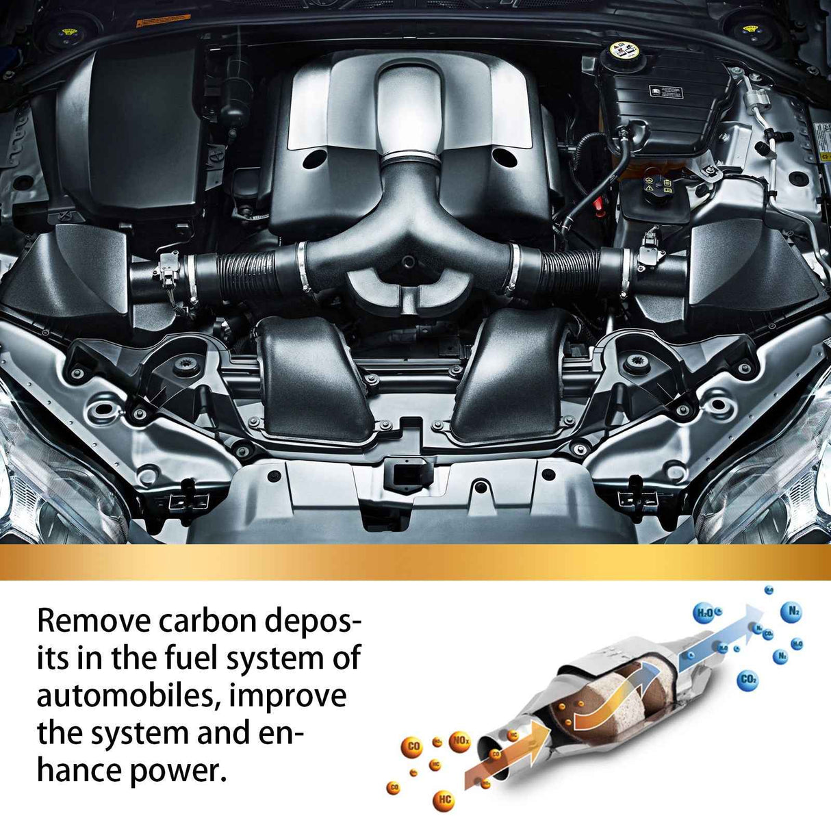 Rayhong Three-way Catalytic Converter Cleaner Car Cleaning Agent Engine Internal No-Disassembly Exhaust Catalytic Carbon Deposit Remover