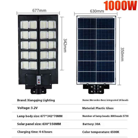 LYDARZ Waterproof Lighting Integrated Human Sensor Street Solar Light