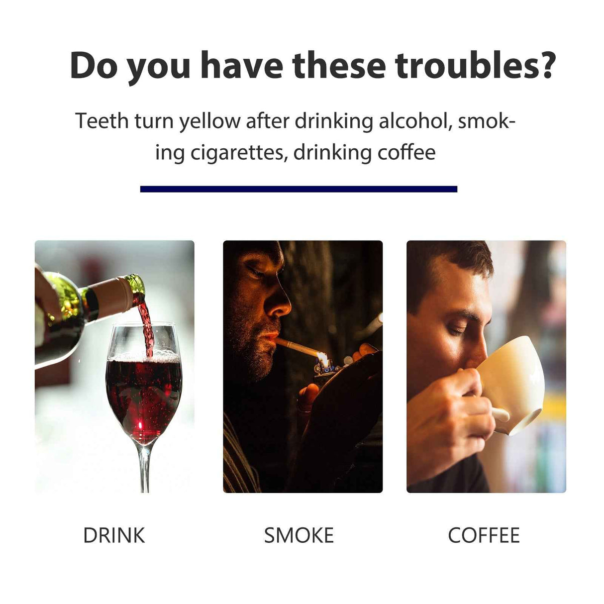 EELHOE Whitening tooth strips Dental care stain remover, whitening and cleaning strips