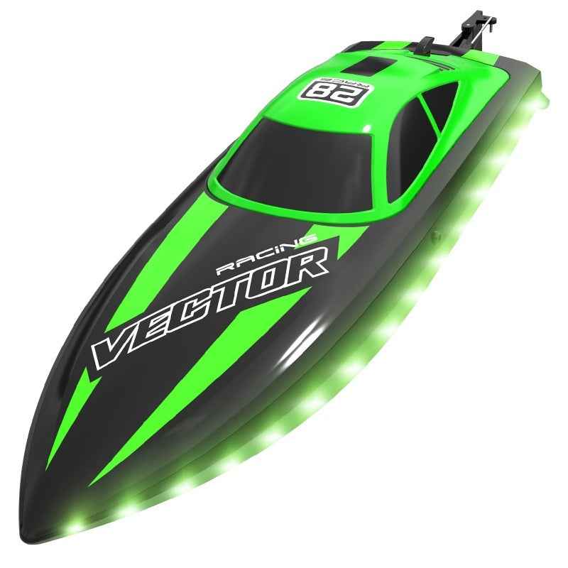 Remote-control Ship With Light 24g Water Toy Boat,Speedboat
