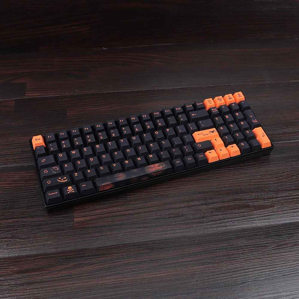 152-Key PBT Keycap Set – Cherry Profile 5-Side Dye-Sublimation Custom Keycaps for Mechanical Keyboards