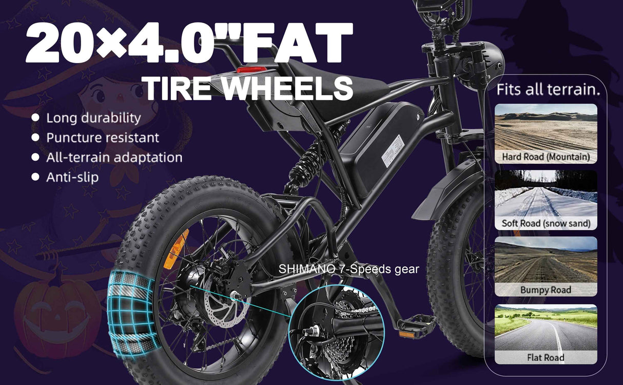 Ebike,1000W Motor,Maximum Speed 45-50KM,Electric Dirt Bikes