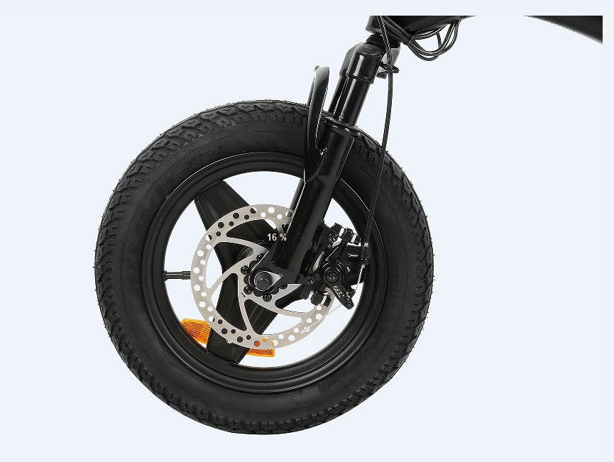 S7F Folding Electric Bicycle 25KM/H Max Load 120KG Black - LYDARZ