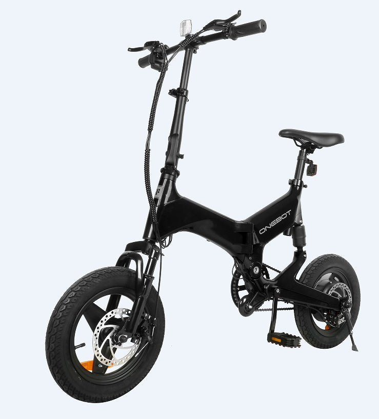 S7F Folding Electric Bicycle 25KM/H Max Load 120KG Black - LYDARZ