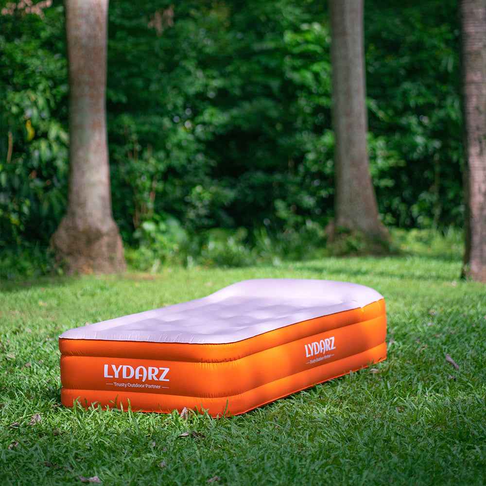 LYDARZ Single Size Air Mattress - Compact & Comfortable, Perfect for Travel & Home Use
