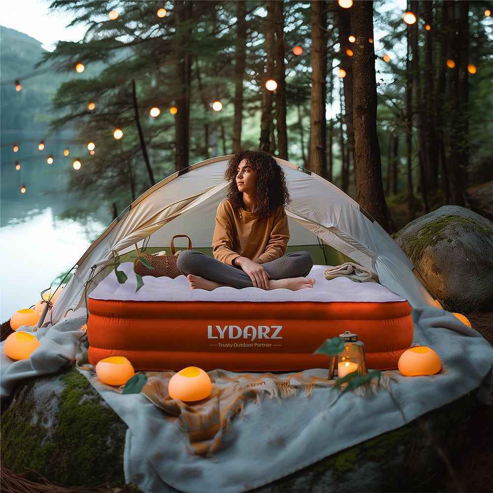 LYDARZ Single Size Air Mattress - Compact & Comfortable, Perfect for Travel & Home Use