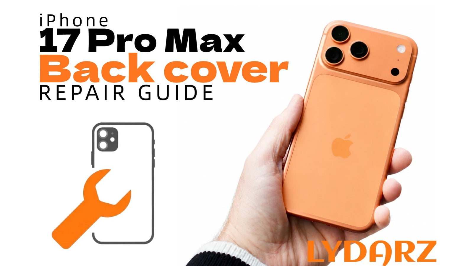 Complete iPhone 17 Pro Max Rear Glass Repair Tutorial – DIY Fix