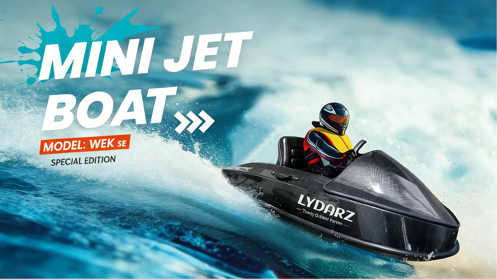 Unleashing the Future of Personal Watercraft: The LYDARZ WEK-se Mini Jet Boat