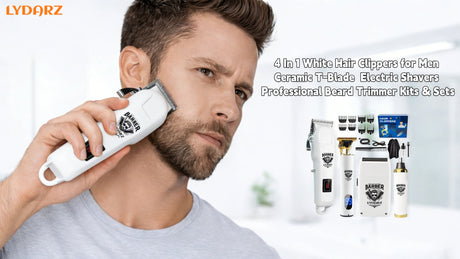 Master the Art of the Perfect Fade: The LYDARZ 809D 4-in-1 Professional Grooming Powerhouse