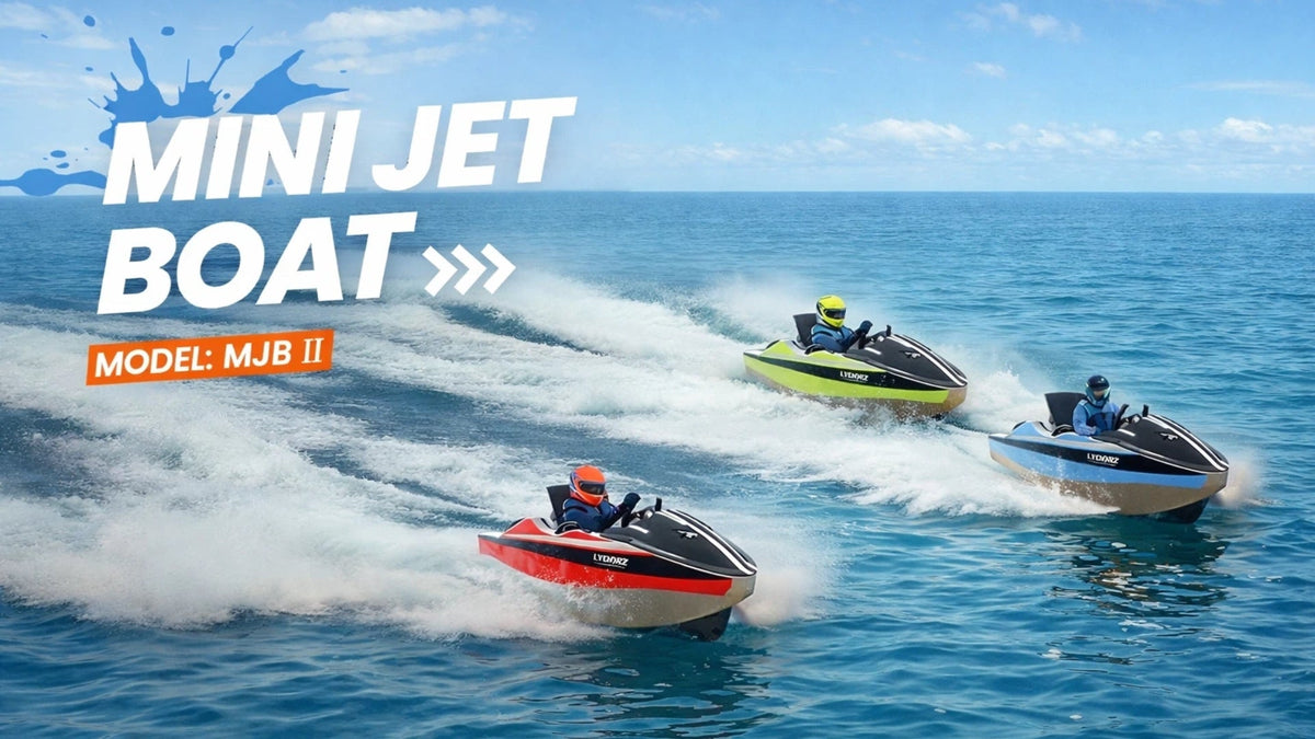 LYDARZ MJB II Mini Jet Boat: High-Performance Electric Speedboat For S