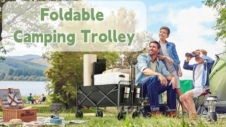The Ultimate Foldable Camping Trolley: Your All-in-One Solution for Effortless Shopping and Outdoor Adventures