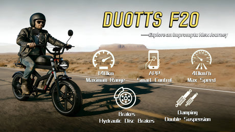 The Ultimate Urban Explorer: DUOTTS F20 Electric Bike With 1000W Power and Extended Range