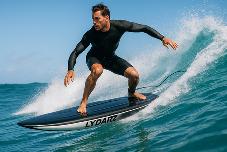 His Journey with the Lydarz Surfboard: From First Ride to Fearless Challenges