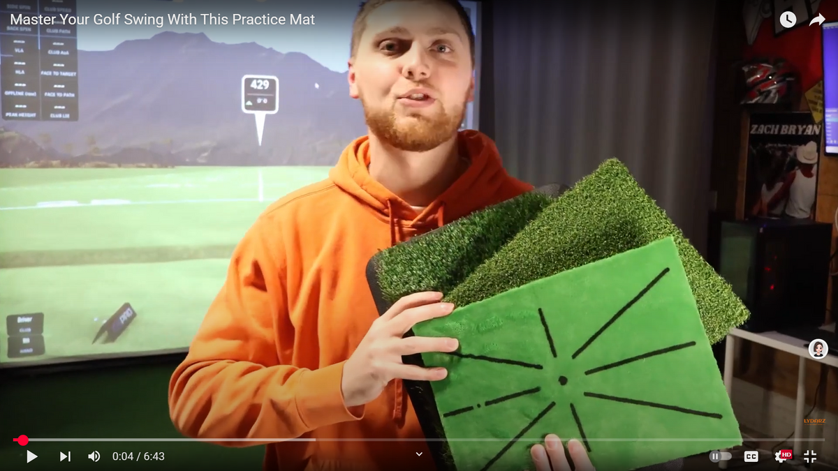 Golf Practice Mat Unboxing: Perfect Your Swing at Home - LYDARZ
