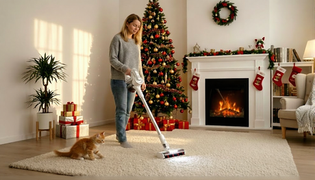 Keep Your Home Holiday-Ready with the Honeywell VC10 Cordless Vacuum